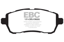EBC 10-19 Ford Fiesta 1.6L Bluestuff Front Brake Pads - Image 4