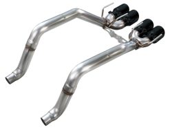 AWE Tuning 05-07 C6 Chevrolet Corvette 6.0L Track Edition Axle-Back Exhaust w/ Diamond Black Tips - Image 7