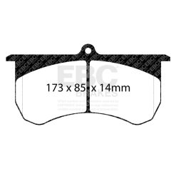 EBC 2015+ Am General HMMWV M1152 6.5L TD Bluestuff Front Brake Pads