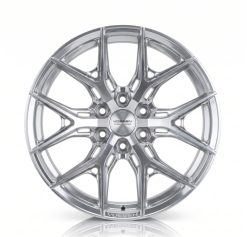 Vossen HF6-4 24x12 - 8x170 - ET-44 - Ultra Deep - 125.1 - Silver Polished Wheel