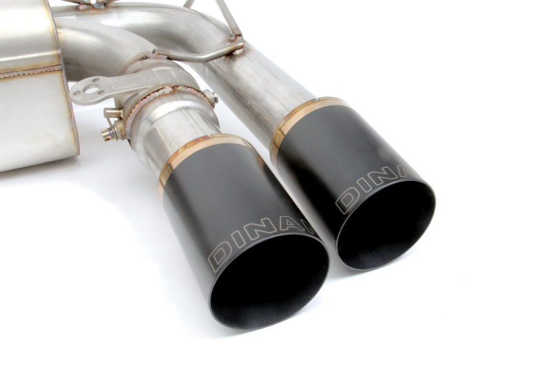 Dinan 15-19 BMW X5 M/X6 M (F85/F86) Free Flow Axleback Exhaust System - Black Tips - Image 5