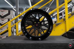 Vossen Forged GEN-01 - 3pc - 22x11 - ET18 - 5x132 - 66.56 - Satin Blk Ctr / Gloss Blk Outer