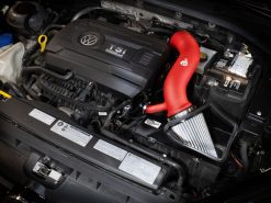 aFe Rapid 15-21 VW GTI L4 2.0L Induction Red Edition Cold Air Intake System w/ Pro DRY S Filter - Image 7