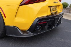 Alternative view of Dinan 20-26 Toyota GR Supra (A90/A91) Carbon Fiber Rear Diffuser