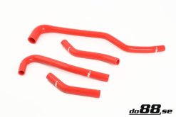 do88 SAAB 9000 92-98 Heater Hoses Red