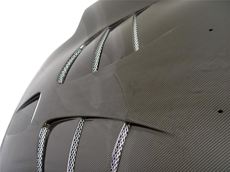 Seibon 93-96 Mazda RX-7 ST Carbon Fiber Hood - Image 4