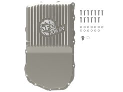 Alternative view of aFe POWER 21-24 Ram TRX (8HP90/95 Trans) Street Series Transmission Pan - Raw w/ Machined Fins