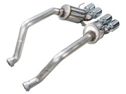 AWE Tuning C6 Chevrolet Corvette Z06/ZR1 Touring Edition Axle-Back Exhaust w/ Chrome Silver Tips - Image 7