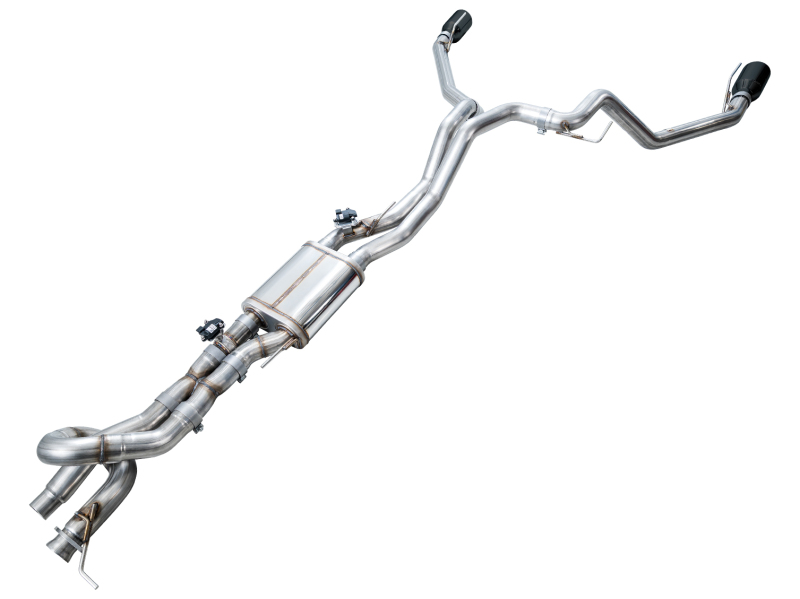 AWE 2024+ Ford Ranger Raptor 3.0L Switchpath Cat-Back Exhaust - Diamond Black Tips - Image 12