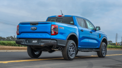 Alternative view of Borla 24-25 Ford Ranger XLT Side Exit S-type Exhaust w/ Chrome Tips