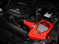 aFe Momentum GT Pro Dry S Cold Air Intake 2025+ Nissan Patrol/Armada V6-3.5L (tt) - Red - Image 8