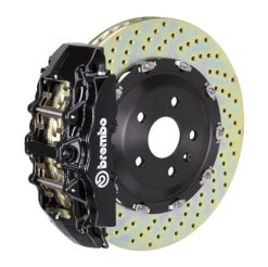 Brembo 00-02 Expedition 2WD Front GT BBK 8 Piston Cast 380x34 2pc Rotor Drilled-Black