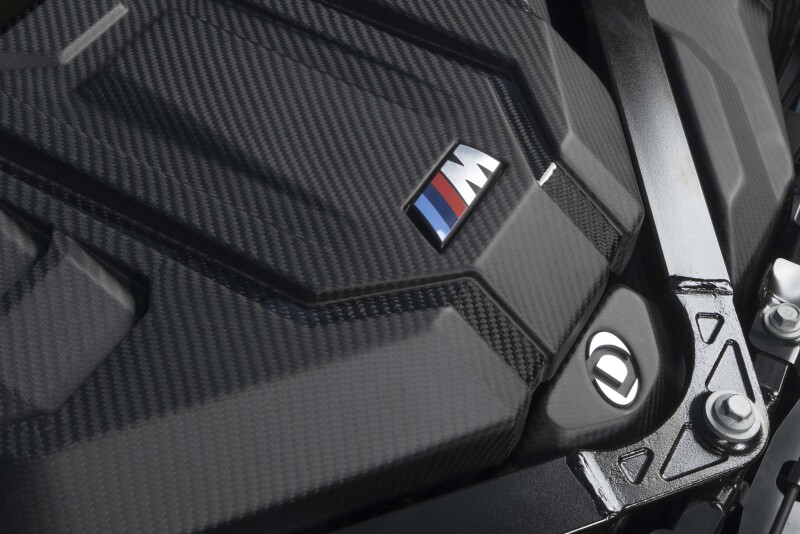Dinan 21-27 BMW M2/M3/M4 (G80/G82/G87) Matte Carbon Fiber Engine Cover w/Gloss Accents - Image 13