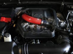 aFe 2024+ Jeep Wrangler JL L4-2.0L (t) BladeRunner 2-1/2in Aluminum Hot Charge Pipe - Red - Image 7