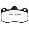 EBC Racing 10-16 Lotus Evora 3.5L SR-21 Sintered Race Front Brake Pads