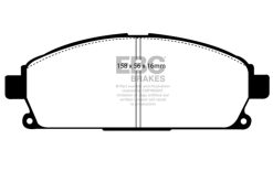 Alternative view of EBC 03-06 Acura MDX 3.5 Yellowstuff Front Brake Pads