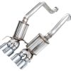 AWE Tuning C6 Chevrolet Corvette Z06/ZR1 Touring Edition Axle-Back Exhaust w/ Chrome Silver Tips
