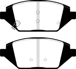 EBC 2016+ Chevrolet Spark Ultimax2 Front Brake Pads