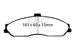 EBC Racing 05-09 Chevrolet Corvette (C6) Z51 SR-21 Sintered Race Front Brake Pads