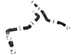 Alternative view of aFe 16-19 RAM 1500 V6 3.0L (TD) BladeRunner 3in Aluminum Hot & Cold Charge Pipe Kit - Black