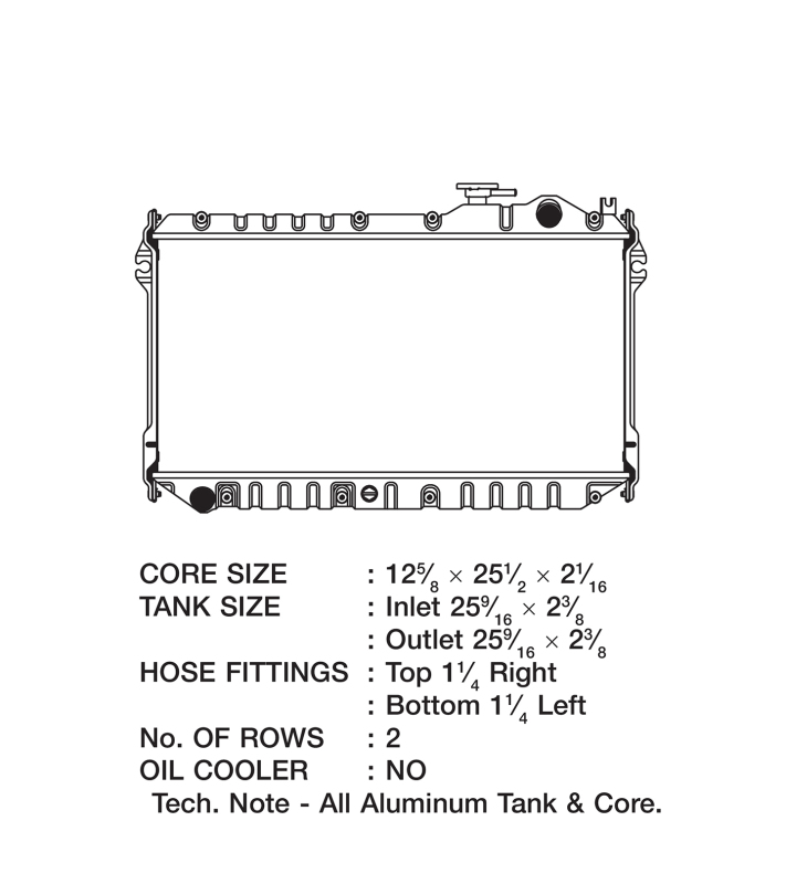 CSF 89-97 Mazda Miata Radiator - Image 5