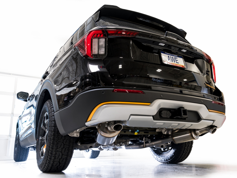 AWE Tuning 2021+ Ford Explorer Tremor 3.0TT 0FG Dual Rear Exit Exhaust w/ Bash Guard - Image 14