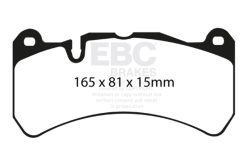 EBC Racing 2017+ Subaru WRX STI RP-1 Race Front Brake Pads - Image 5