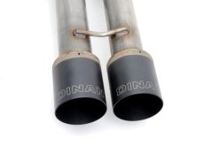 Dinan 14-24 Mini Cooper S (F55) 5-Door Free Flow Axleback Exhaust System - Black Tips - Image 4