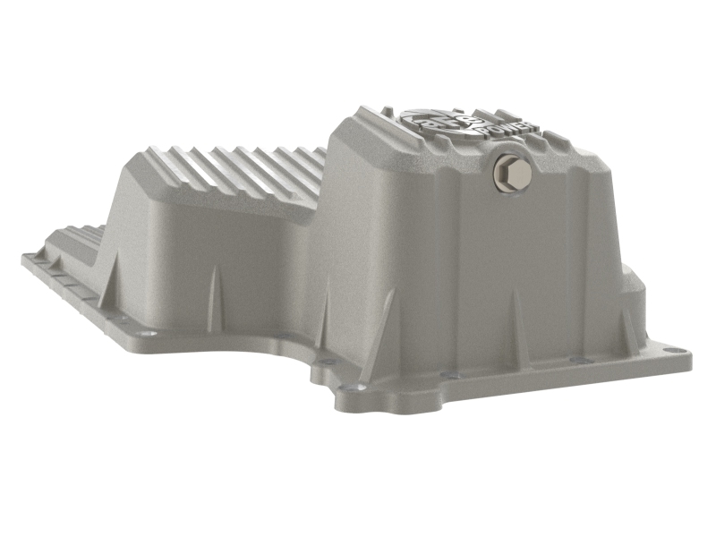 aFe 20-25 GM Trucks Engine Oil Pan - Raw w/ Machined Fins - Image 5