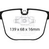 EBC 08-10 BMW M3 4.0 (E90) Redstuff Rear Brake Pads