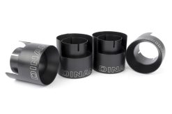 Alternative view of Dinan 21-27 BMW M3/M4 (G80/G82/G83) Valved Axleback Exhaust System - Black Tips