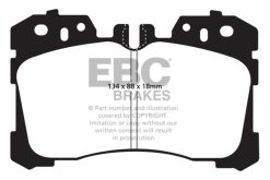EBC 2021+ Toyota Mirai Ultimax Front Brake Pads