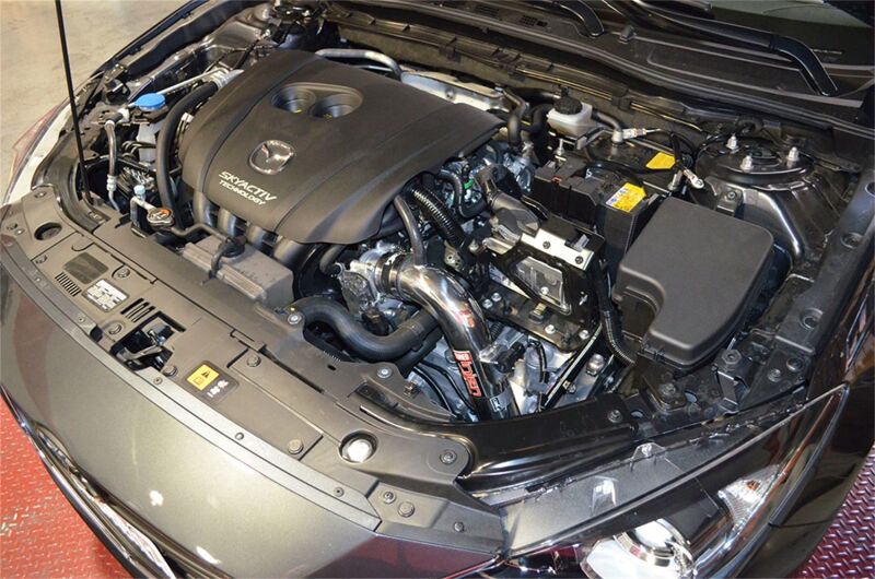Injen 13-18 Mazda 3 2.0L 4Cyl AT Polished Cold Air Intake with MR Tech - Image 3