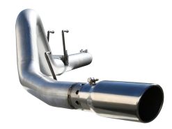 aFe LARGE Bore HD 5in Exhausts DPF-Back SS w/ Black Tips 16-17 GM Diesel Truck V8-6.6L (td) LML/L5P - Image 7