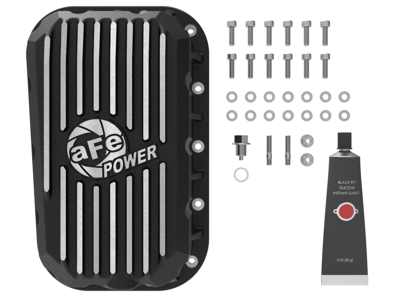 aFe POWER Pro Series Engine Oil Pan Black w/ Machined Fins Jeep Wrangler (JK) 12-18 V6-3.6L - Image 3