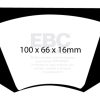 EBC 56-57 Triumph TR3 2.0 Greenstuff Front Brake Pads