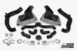 do88 10-12 Porsche 911 Turbo/Turbo S (997.2) BigPack Intercooler Kit w/Black Pipe + Inlets