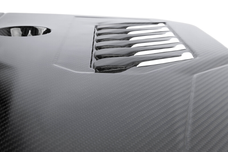 Dinan 19-26 BMW B58D (G01/G02/G20/G22/G23/G26/G42) Gloss Carbon Fiber Engine Cover w/Matte Accents - Image 3