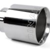 Dinan Double-Walled 4in Clamp-On Exhaust Tip - Polished - 4in Outlet / 2.75in Inlet