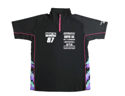 Alternative view of HKS TEAM HALF ZIP POLO SHIRT 2025 L