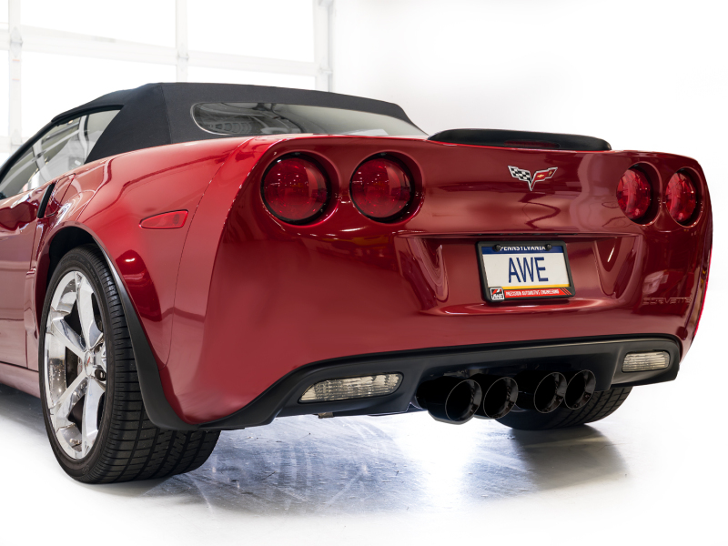AWE Tuning 09-13 Chevrolet Corvette 6.2L Touring Edition Axle-Back Exhaust w/ Diamond Black Tips - Image 7