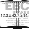 EBC 2016 Mazda CX-5 2.0L Redstuff Rear Brake Pads