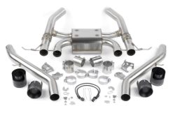 Dinan 21-27 BMW M3/M4 (G80/G82/G83) Valved Axleback Exhaust System - Black Tips