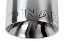 Alternative view of Dinan Double-Walled 4in Clamp-On Exhaust Tip - Polished - 4in Outlet / 2.5in Inlet