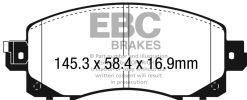 EBC 22-23 Subaru WRX RP-X Racing Front Brake Pads