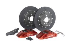 Dinan 14-16 BMW 228i Front Big Brake Kit - 370x32mm 4 Piston - Red