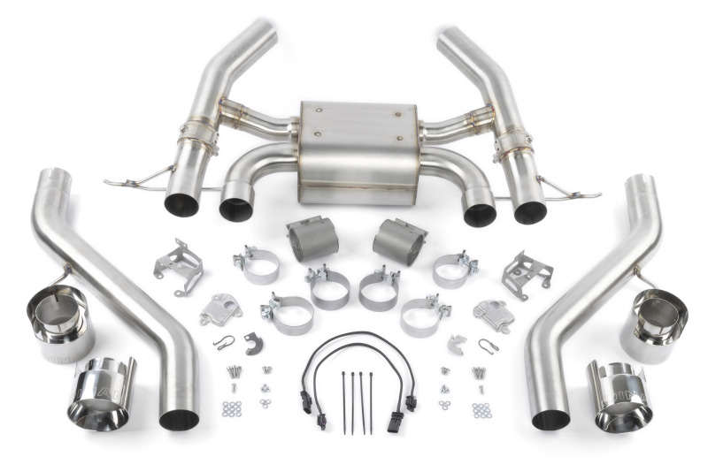Dinan 23-26 BMW M2 (G87) Valved Axleback Exhaust System - Polished Tips