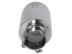 aFe Takeda Universal Exhaust Tip 2-1/2 IN Inlet x 4-1/2 IN Outlet x 7 IN L- Polished - Image 3