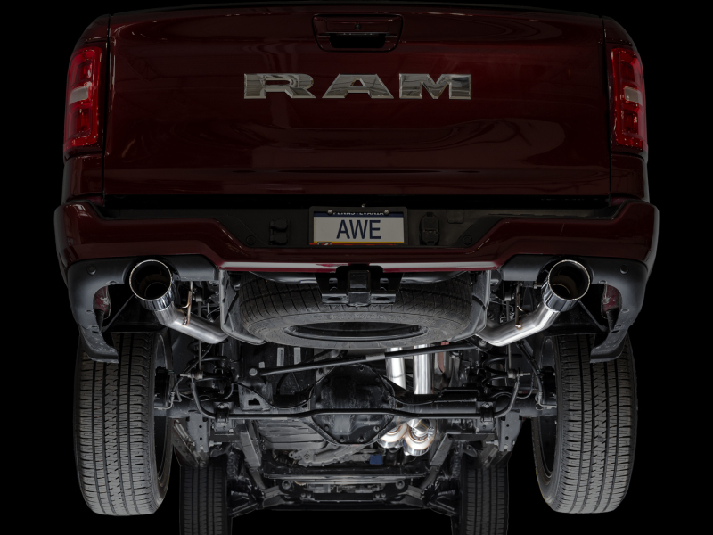 AWE Tuning 25+ RAM 1500 3.0TT 0FG Cat-Back Touring Exhaust - Chrome Silver Tips - Image 15