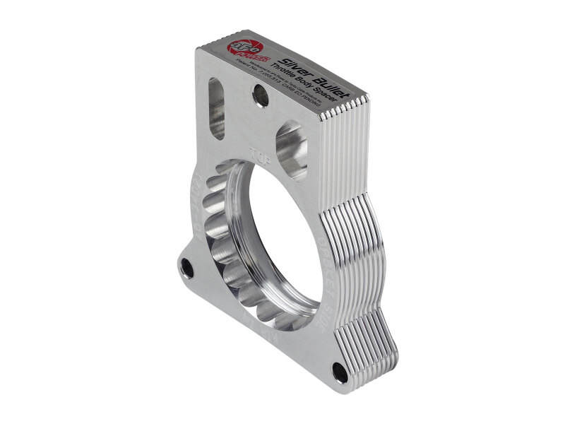 aFe Silver Bullet Throttle Body Spacer GM Trucks 2500/3500 96-00 V8-7.4L/01-07 V8-8.1L - Image 5
